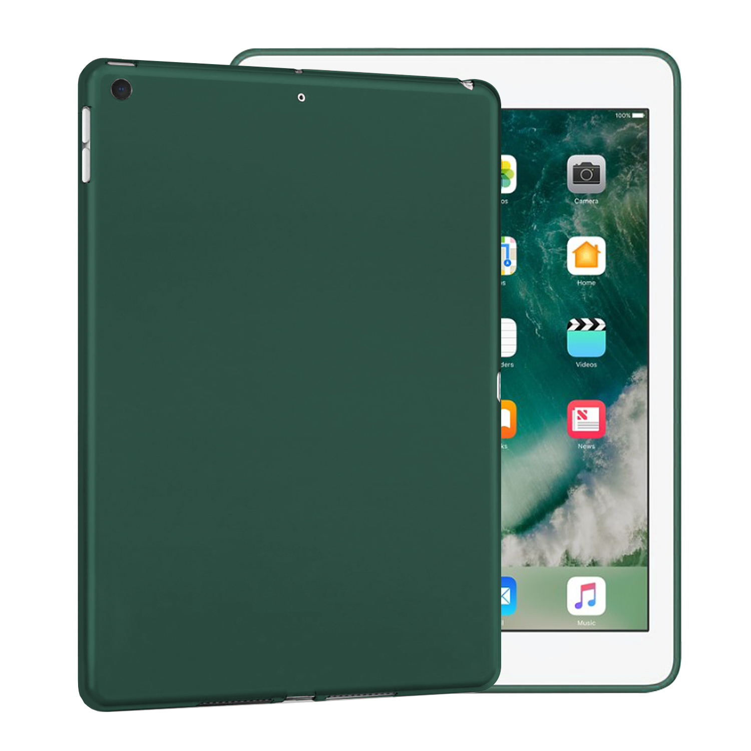 Apple iPad 10 2 7 Nesil Kılıf CaseUp Colored Silicone Yeşil